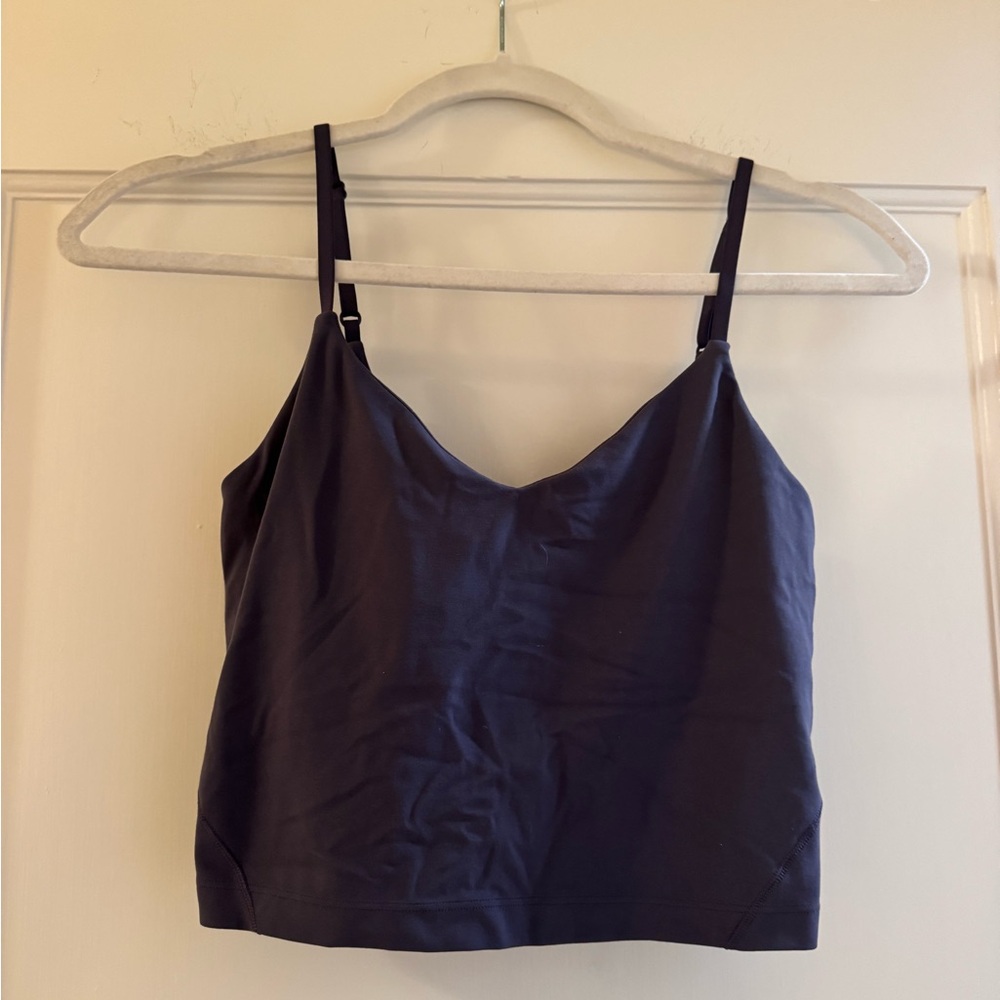 lululemon workout tank top - dark purple color, size medium